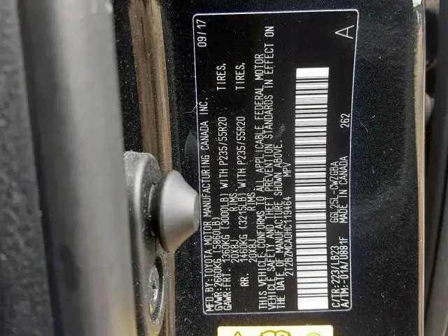 Lexus RX 2017 2T2BZMCA0HC119464